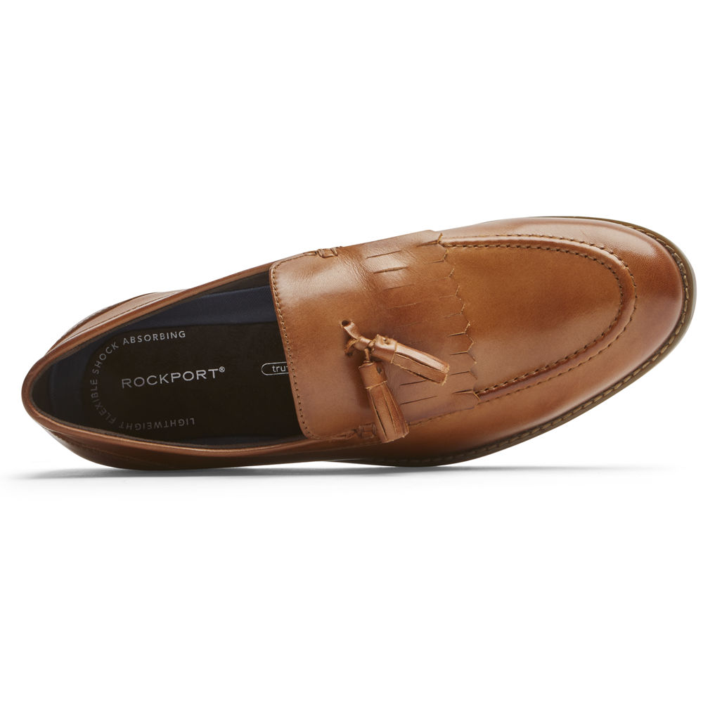 Rockport Loafers For Mens Brown - Style Purpose 3 Tassel - TQ2983617